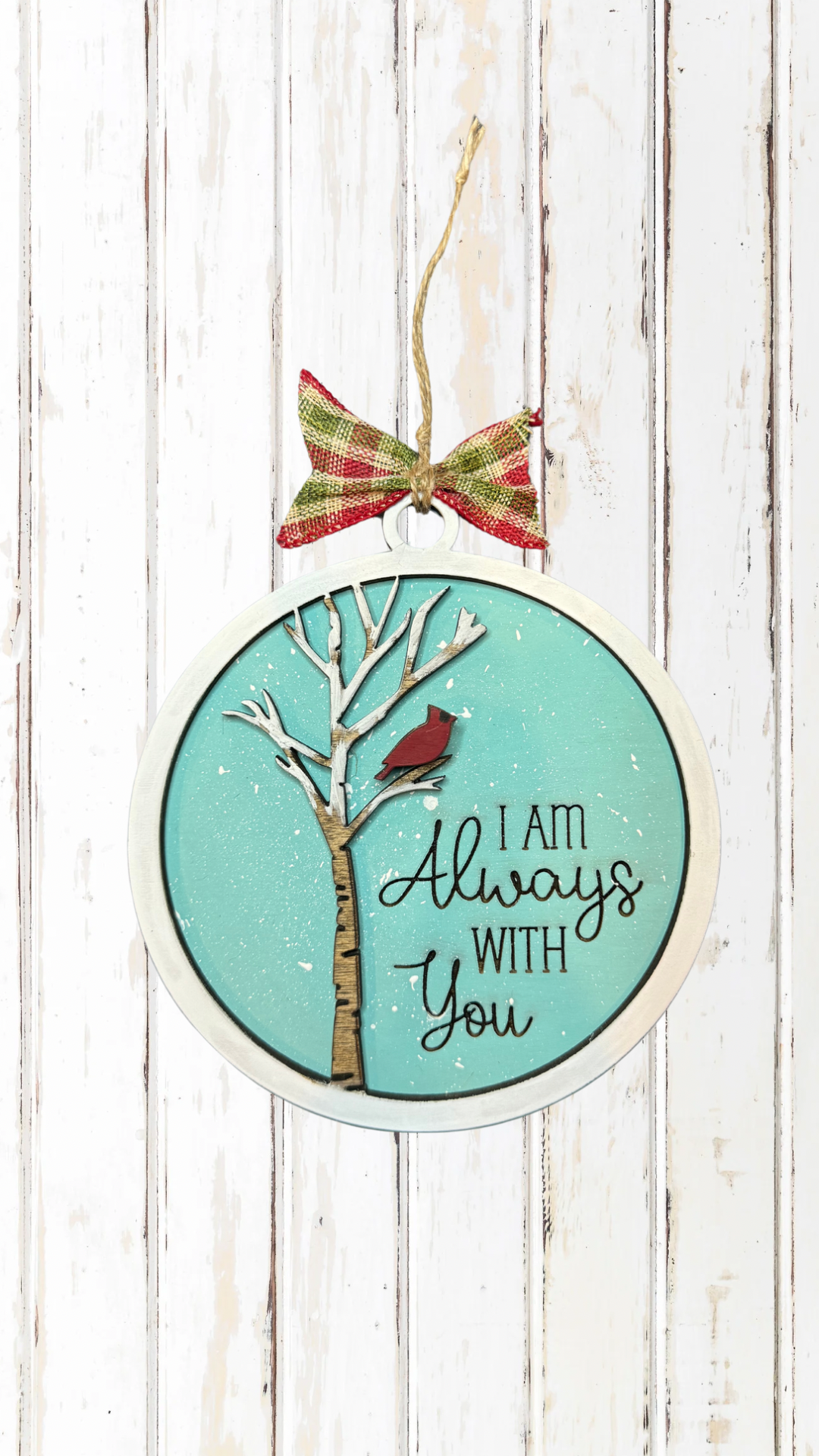 I Am Always With You Cardinal Ornament