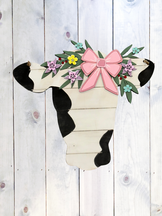 Floral Cow